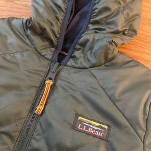 LL Bean Mountain Bound Reversible Hooded Jacket Little Kids' size 4 (Small)